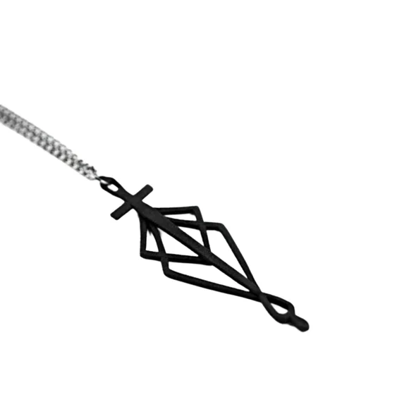🆕️🆑️ ROGUE+WOLF LIGHT OVER DARK CHOKER | 3D Witch Spider Silk Blade Black - Picture 5 of 12